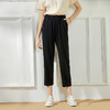 丁摩 春夏薄凉爽超大弹力针织醋酸9分裤小脚裤休闲裤Q121144DB199 商品缩略图1