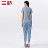 Threegun三枪 【水洗牛仔】女士休闲外穿宽松长裤-61073B011 商品缩略图3
