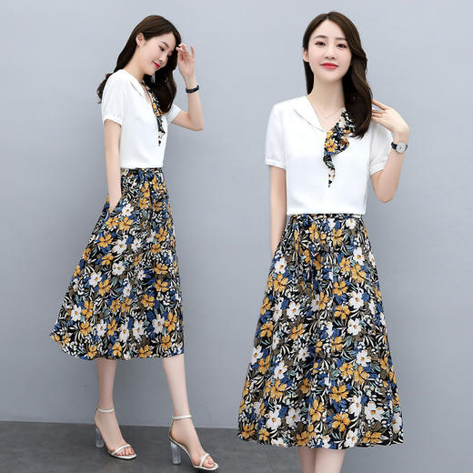 HR WL20519套装/套裙两件套舒适宽松柔软潮流简约 商品图1