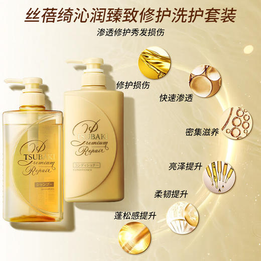 日本丝蓓绮沁润臻致修护洗发露/护发素490ml 不添加硅油 渗透修护 112688/112687 商品图1