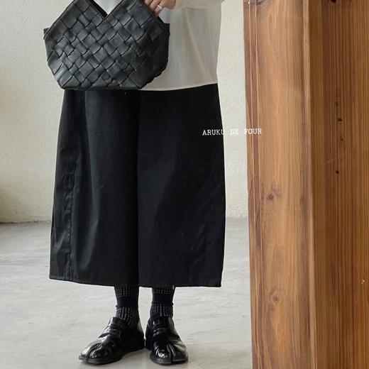 （g）卡其/白/黑 阔腿裤 商品图2