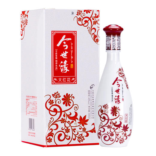 【酒厂直营】今世缘浓香型白酒大红花（整箱）42度500ml*6瓶 商品图8