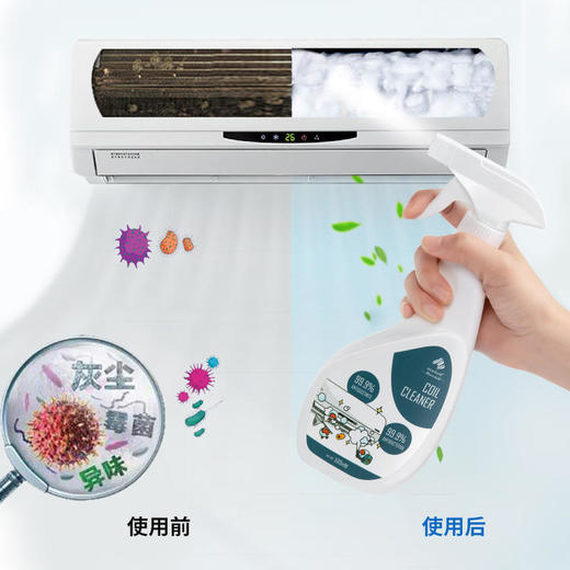 【NEWBARK】白茶香空调清洁剂英国原装进口除螨率100%高浓缩配方1秒出泡添加白茶萃取精华淡淡茶香沁人心脾提神醒脑各类型号空调均适用！ 商品图1