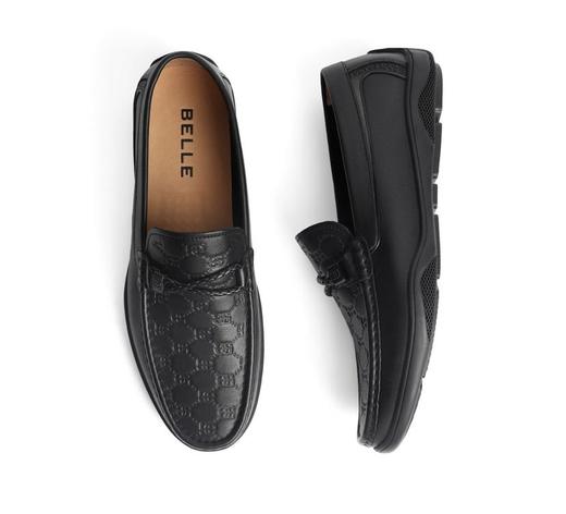 百货世界-百丽牛皮革男休闲鞋 商品图2