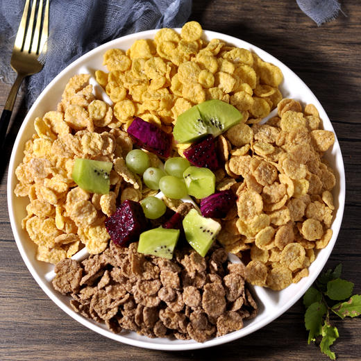 【中欧班列精选4袋】WWJ 俄罗斯麦片 原装进口维奇卡无蔗糖玉米片麦麸谷物片代餐杂粮即食饱腹健身麦片250g/袋 商品图4