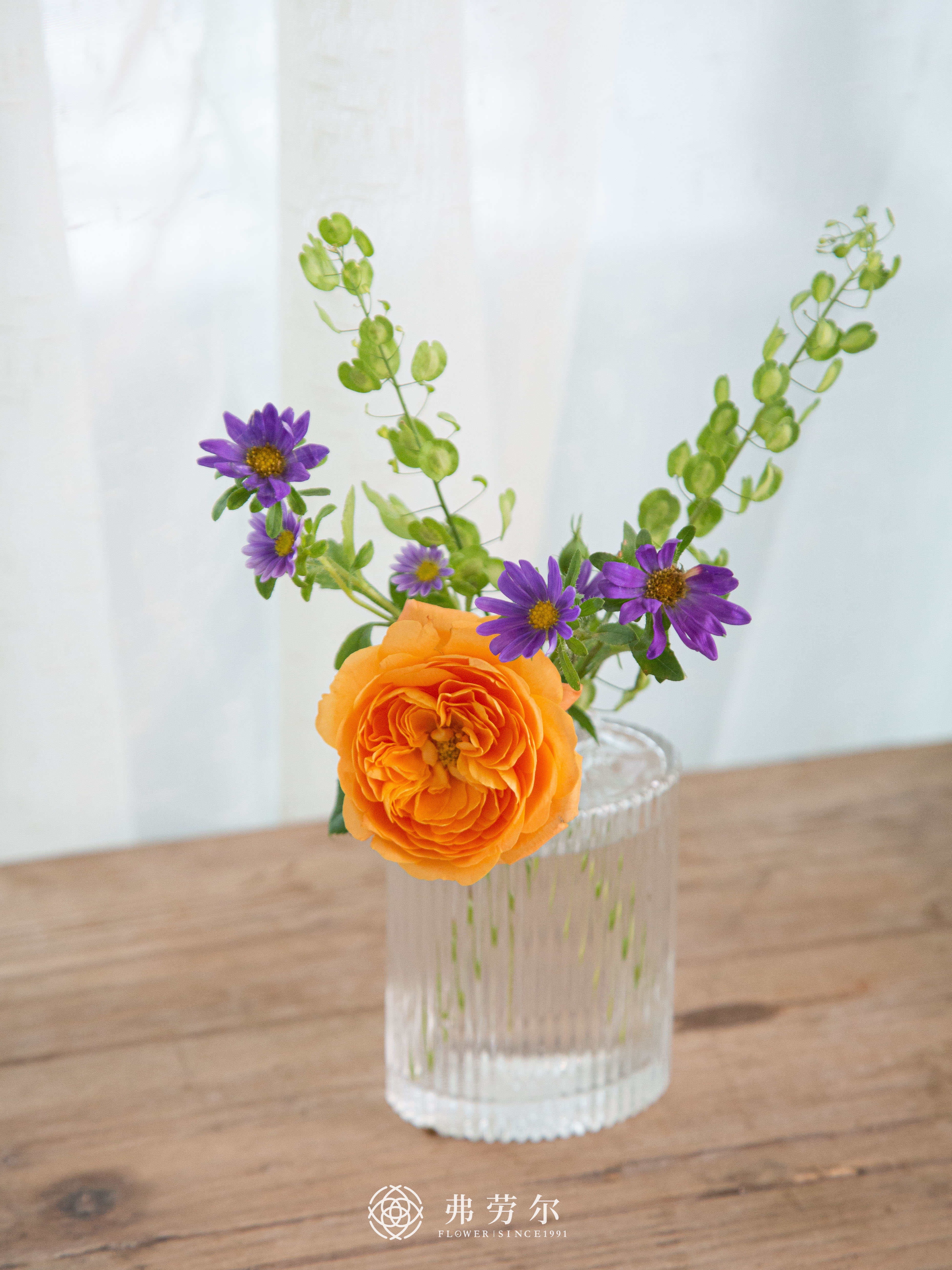 法式小瓶花一瓶