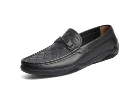 百货世界-百丽牛皮革男休闲鞋