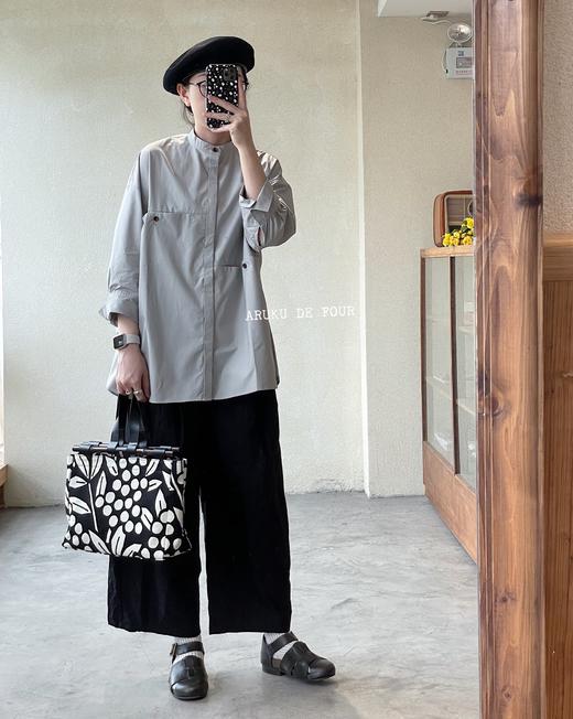 apuntob 黑色皱褶阔腿裤休闲裤 商品图8