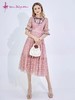 五丁目简约修身网纱连衣裙 商品缩略图0