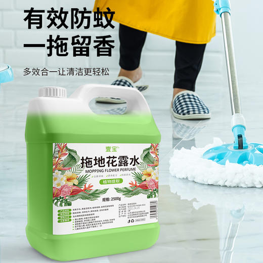 壹宝拖地花露水2500g防蚊驱虫卧室地板空气清香剂酒店大桶花露水 商品图3