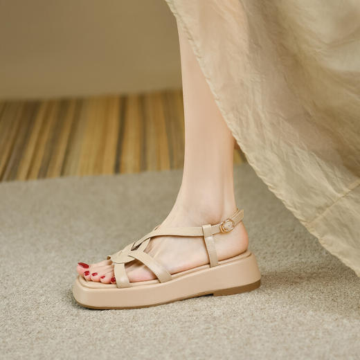 厚底舒适，松糕棉柔踩云朵感凉鞋YSL0091 商品图4