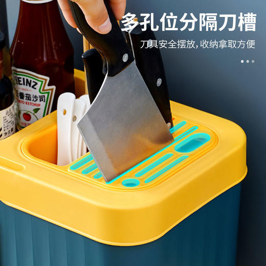 【厨房不凌乱，下厨成享受】多功能爆款调料盒，厨房置物架刀架，调料收纳架调味罐收纳盒，厨房收纳神器热卖 商品图2