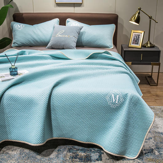 新款凉感丝夏被冰丝空调被盖被单双人夏凉被薄盖毯 FYJ-YS-1 商品图1