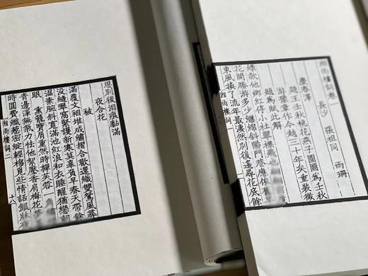 《湘雨楼词》，全4册，线装一函，26*16*5cm，张祖同著，扬州古椿阁2010年据民国1913年精刻本影印而成，售价578元。

词于有清一代出现了中兴，晚清词坛英才辈出，姿态万千，道光、咸丰一直到 商品图7