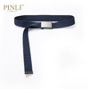 PINLI品立2021夏季新款男女同款百搭蓝色编织帆布腰带D212718427 商品缩略图2