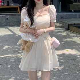 （清仓现货）【社群供K】收腰初恋茶歇仙女连衣裙