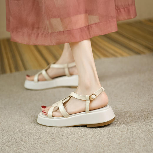 厚底舒适，松糕棉柔踩云朵感凉鞋YSL0091 商品图5