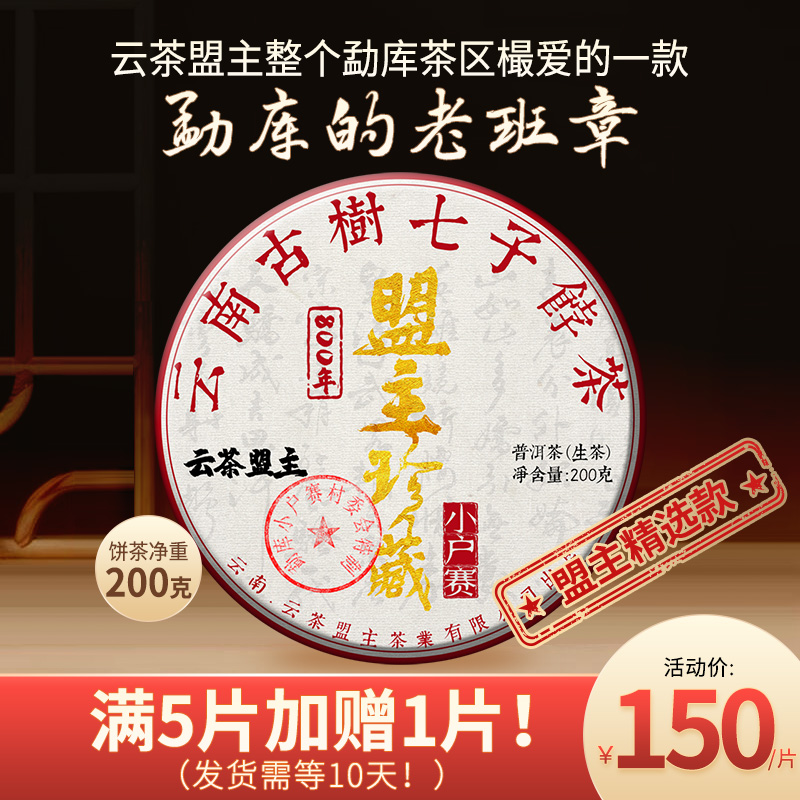 售罄【珍宝级别！】【小户赛单株！】【拉祜寨】茶鬼级！茶气顶到头顶，承包20年片区，超800年特大型古树单株级！