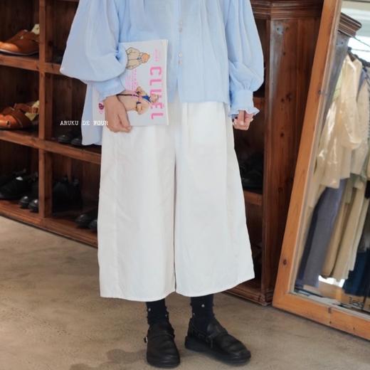 （g）卡其/白/黑 阔腿裤 商品图5