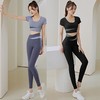 【ㄧ舒心畅想，健身之旅】黛唯梵 爆款瑜伽服套装女夏季，气质撞色拼接，室内减fei健身套装，健美操运动短袖套装热卖 商品缩略图7