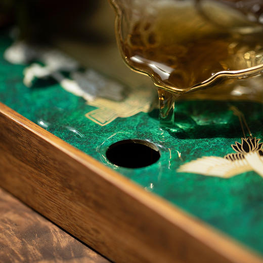 朱炳仁铜 单人便携泡茶壶 鹤喜欢庆套装-分销 商品图7