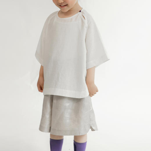 【定制现制作款，下单7-10天发货】谁³ X 不裁 不是Xian 原生肌理圆领衫&裤装 亲子款 轻薄柔软 商品图5