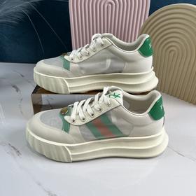 IUIU SECOND 春夏透气网纱系带休闲深口女鞋