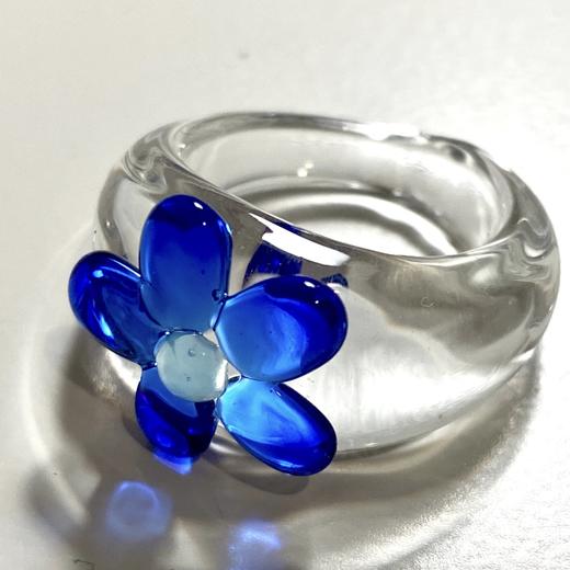 订购8周到｜Ninfa-Blue Flower-蓝色花花 戒指［葡萄牙设计师］ 商品图4