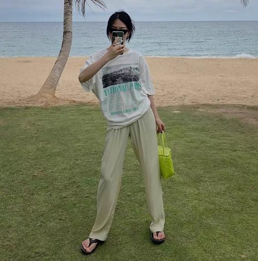 （清仓现货）【社群供K】夏日轻盈顺滑海岛丝显瘦凉凉裤 商品图0