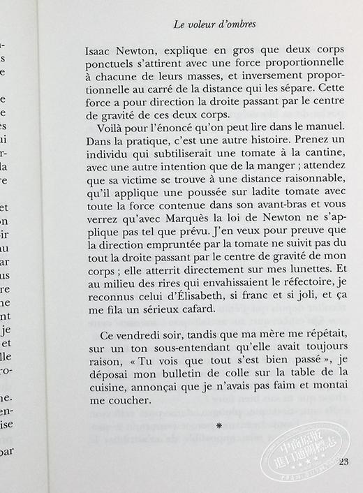 【中商原版】【法国法文版】偷影子的人 法文原版 Le Voleur d'ombres Marc Levy 小说 商品图4