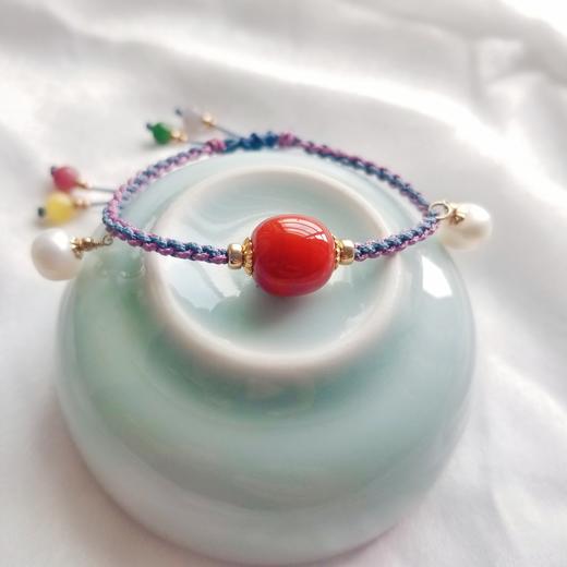 三生石 . 南红珍珠国风手链 商品图1