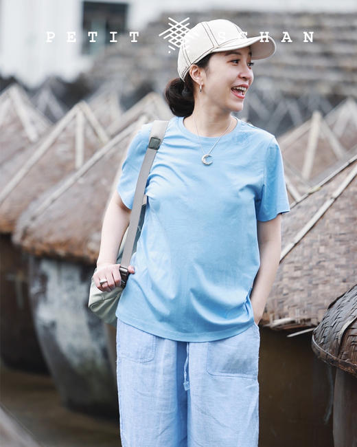 【经典款】PETIT SCHAN小闪 CLO#088 Time Mailer 时光邮局 汉麻棉混纺经典款T恤 商品图3