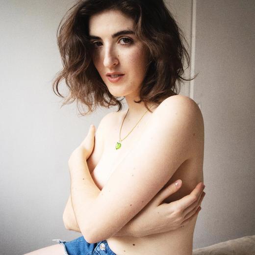 北京仓｜Ninfa-Heart-爱心 项链（绿色）［葡萄牙设计师］ 商品图1