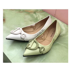 IUIU SECOND 春夏舒软套包单鞋尖头平底浅口单鞋