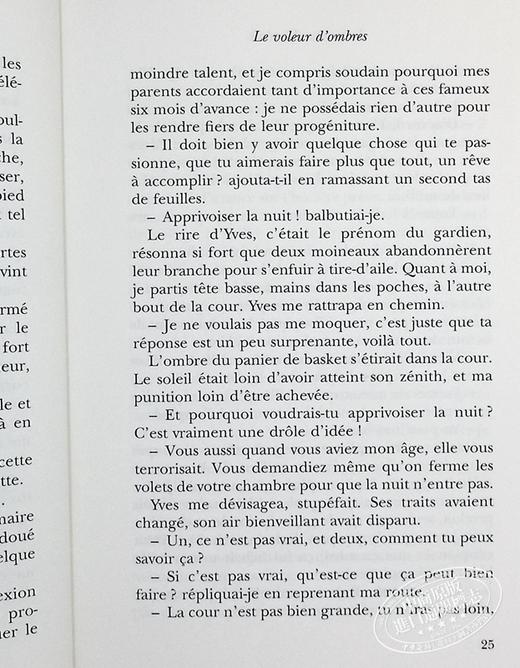【中商原版】【法国法文版】偷影子的人 法文原版 Le Voleur d'ombres Marc Levy 小说 商品图5