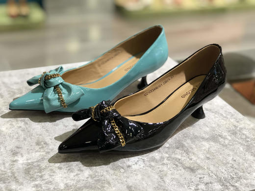 西村名物 IUIU SECOND 春秋尖头小跟单鞋34461 商品图0