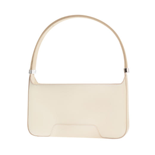 BURBERRY 巴宝莉 女士皮革金属TB徽标手提单肩包 白色 8046250 B1089 商品图1