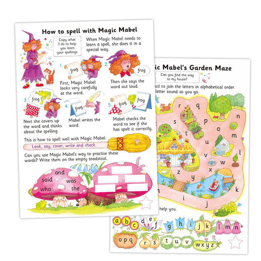 英国GALT我的第一本计数手册/乘法手册/字帖/拼写本 商品图12