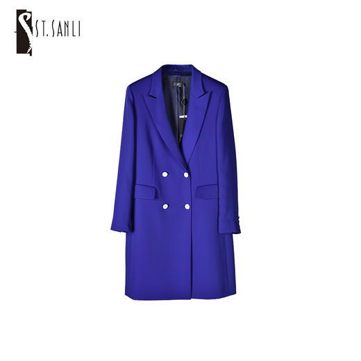 圣三利女装 中长款双排扣西装SL321F09 商品图0