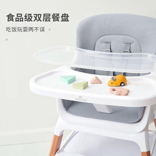 英氏宝宝餐椅多功能新款婴儿椅子儿童板凳饭桌安全椅YBYCJ01002A01 商品图3