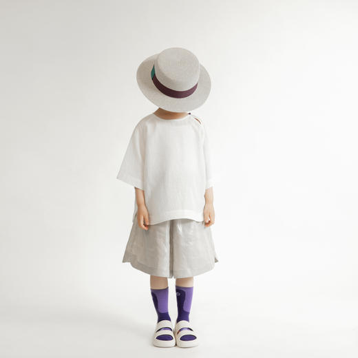 【定制现制作款，下单7-10天发货】谁³ X 不裁 不是Xian 原生肌理圆领衫&裤装 亲子款 轻薄柔软 商品图4