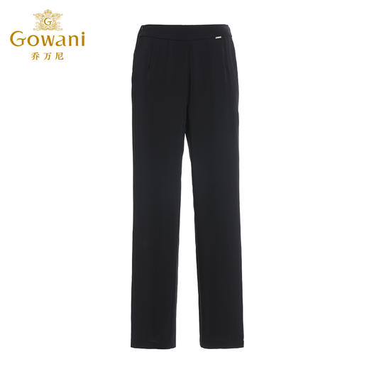 乔万尼高腰阔腿裤女夏薄款垂顺西装长裤EF2F399 商品图4