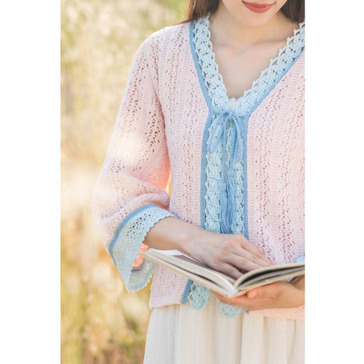 苏苏姐家新夏开衫手工DIY钩针棒针编织蕾丝夏季开衫毛线团材料包 商品图2