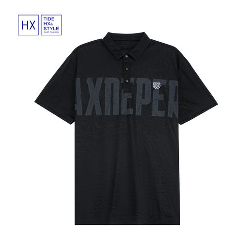 【断码清仓】HX 夏季翻领短袖T恤S102220426101 商品图4