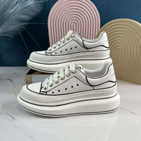 IUIU SECOND 2021秋冬新款厚底绑带休闲鞋