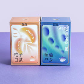 【宜昌助农馆】至喜茶厰  葡萄乌龙+西柚白茶组合