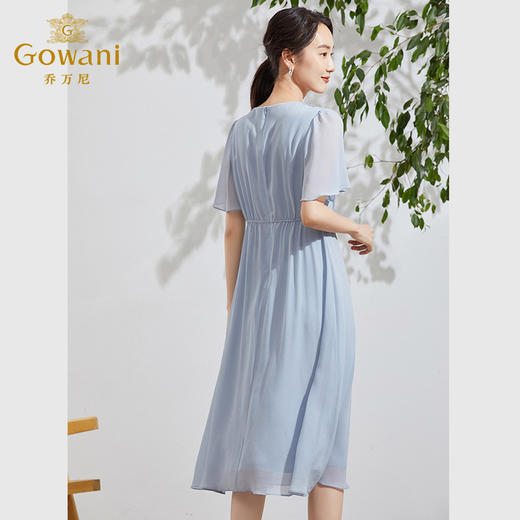 乔万尼新款桑蚕丝真丝连衣裙新品高档长裙EF2E337 商品图3