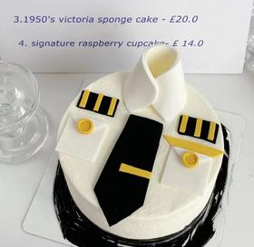 帅气飞行员制服翻糖造型