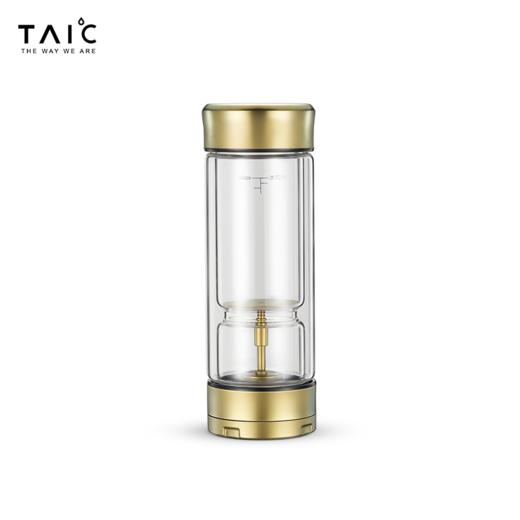 【TAIC 太可】钛玻璃系列 茶水分离玻璃杯 360ml 商品图0