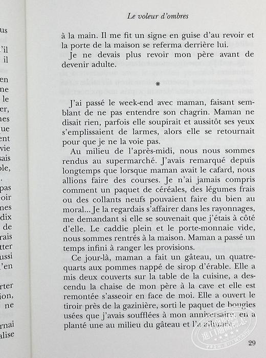 【中商原版】【法国法文版】偷影子的人 法文原版 Le Voleur d'ombres Marc Levy 小说 商品图7